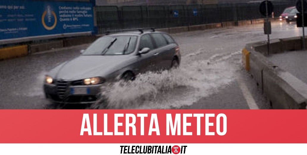 Campania, nuova allerta meteo per pioggia: fino a quando e le zone interessate