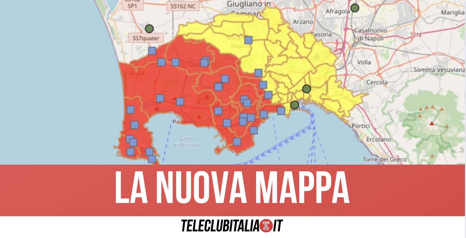 Campi Flegrei, definita l'area rossa per il bradisismo: coinvolti 85mila persone e 15mila edifici