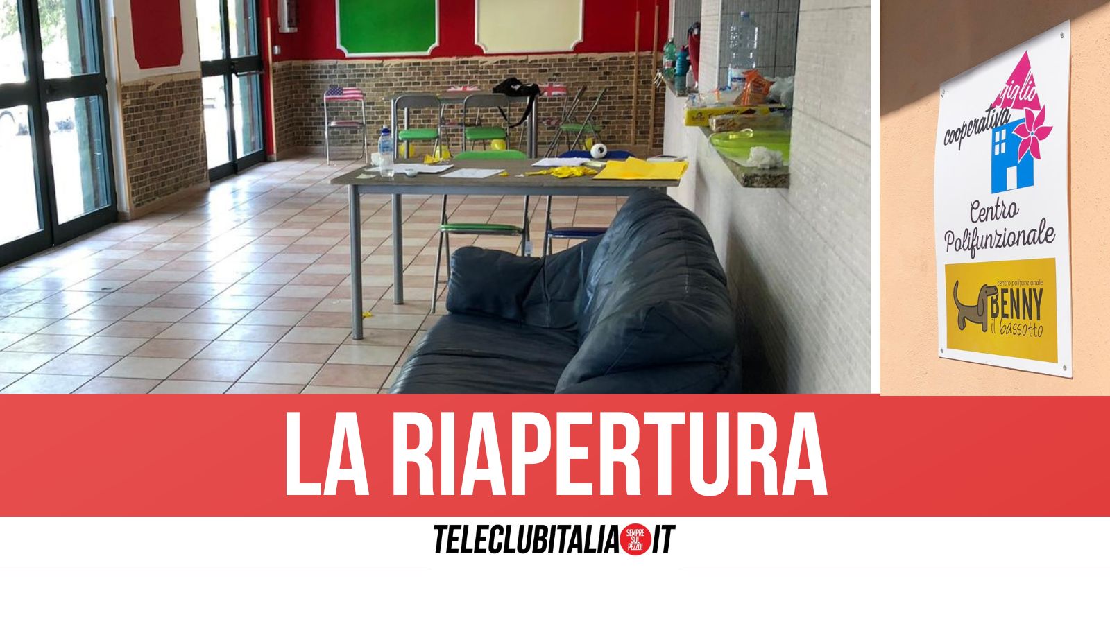 Giugliano, riapre in via San Vito il centro polifunzionale "Benny il Bassotto"