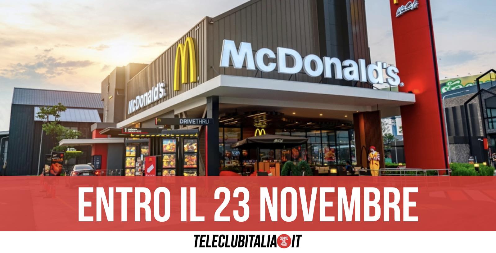 Apre McDonald's a Cardito: si cercano 60 lavoratori da inserire nel fast  food