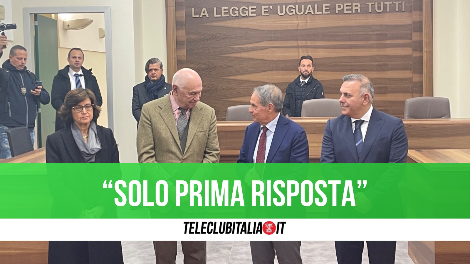 Il ministro Nordio inaugura tre nuove aule al Tribunale di Napoli Nord