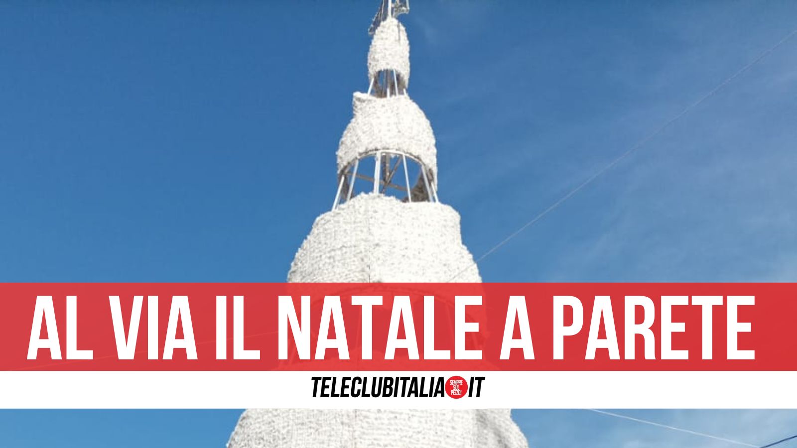 Natale a Parete, oggi l’accensione dell’albero in piazza