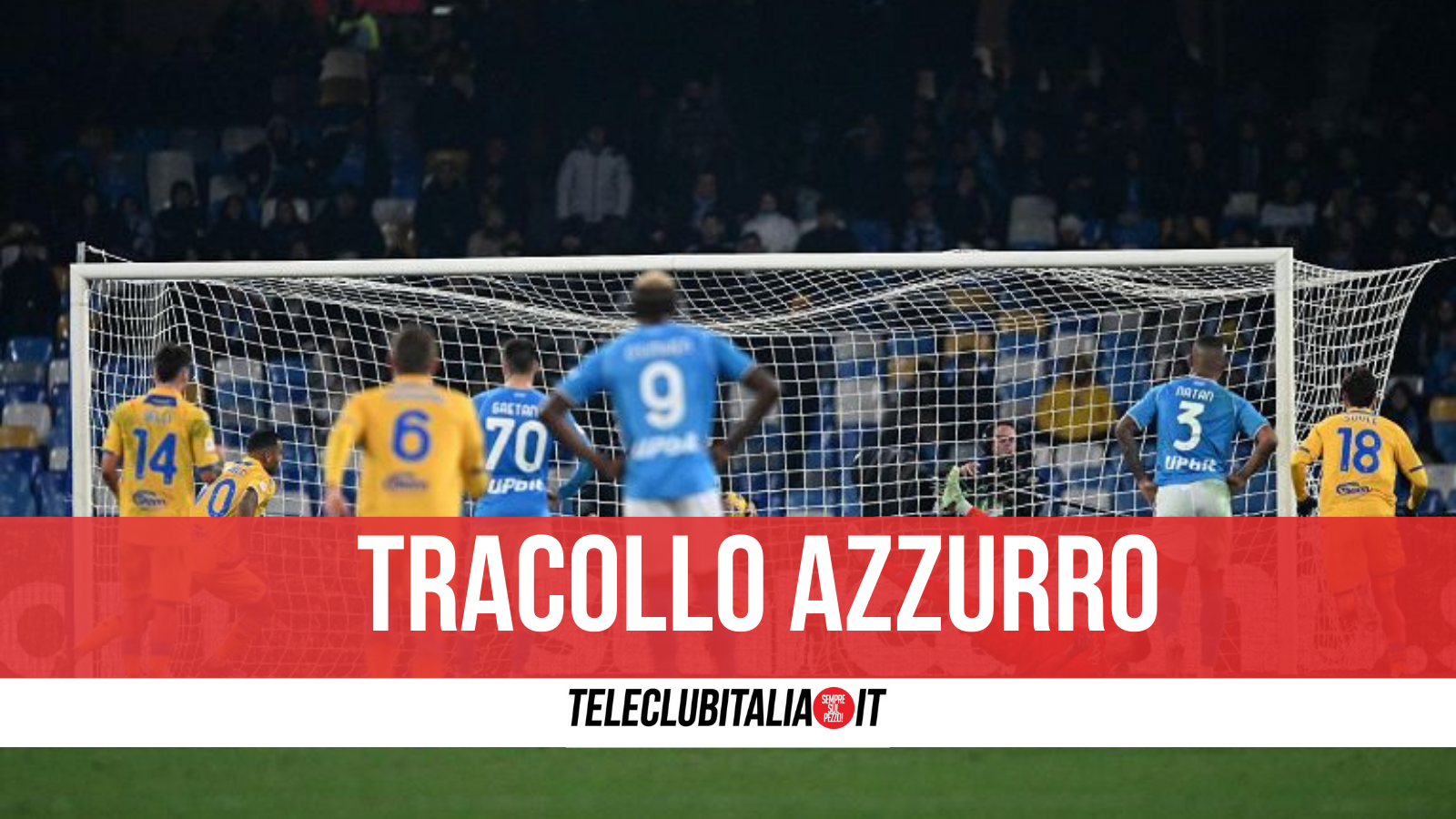 Il Frosinone dilaga al Maradona, Napoli fuori agli ottavi dalla Coppa Italia 