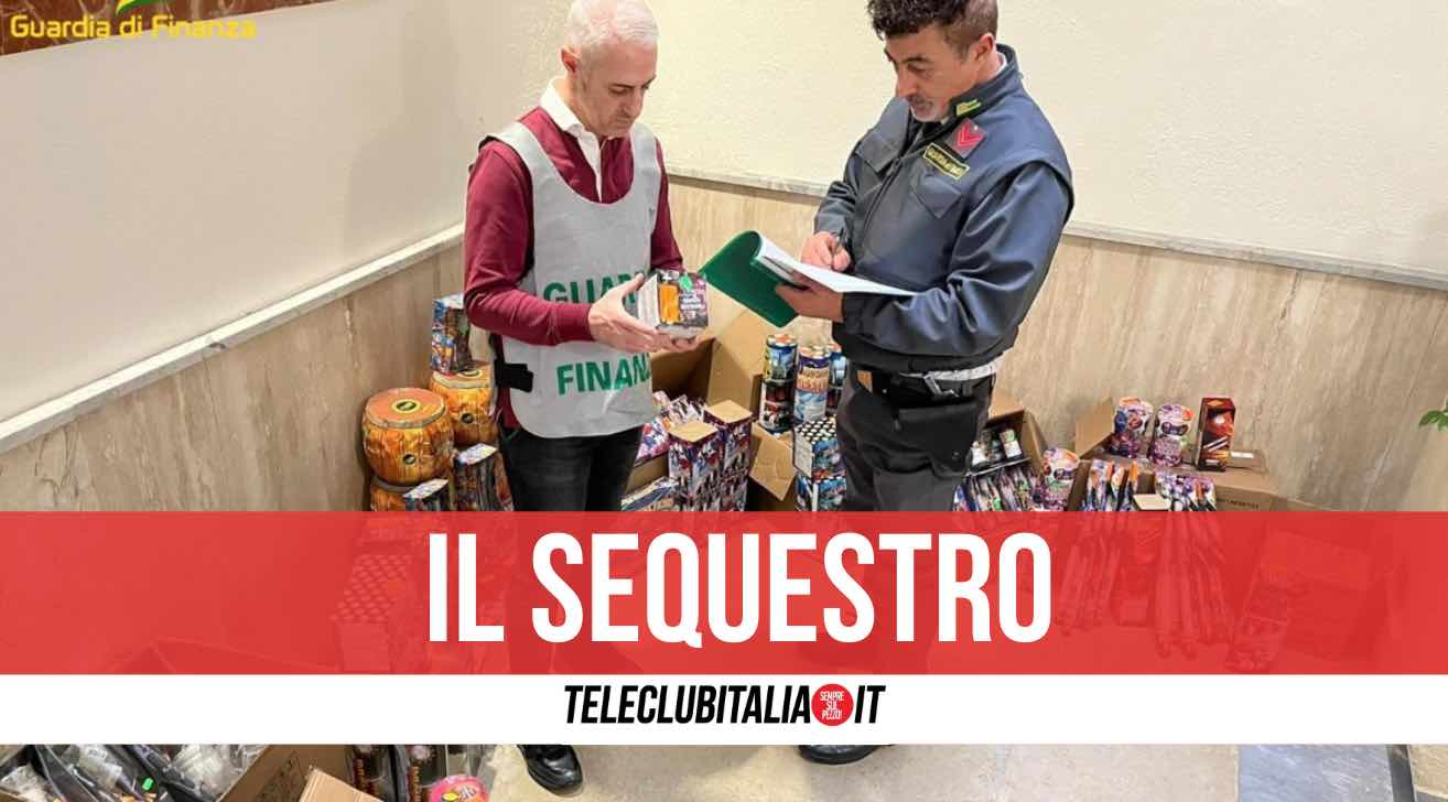 Campania, botti e giocattoli illegali: maxi sequestro della Finanza