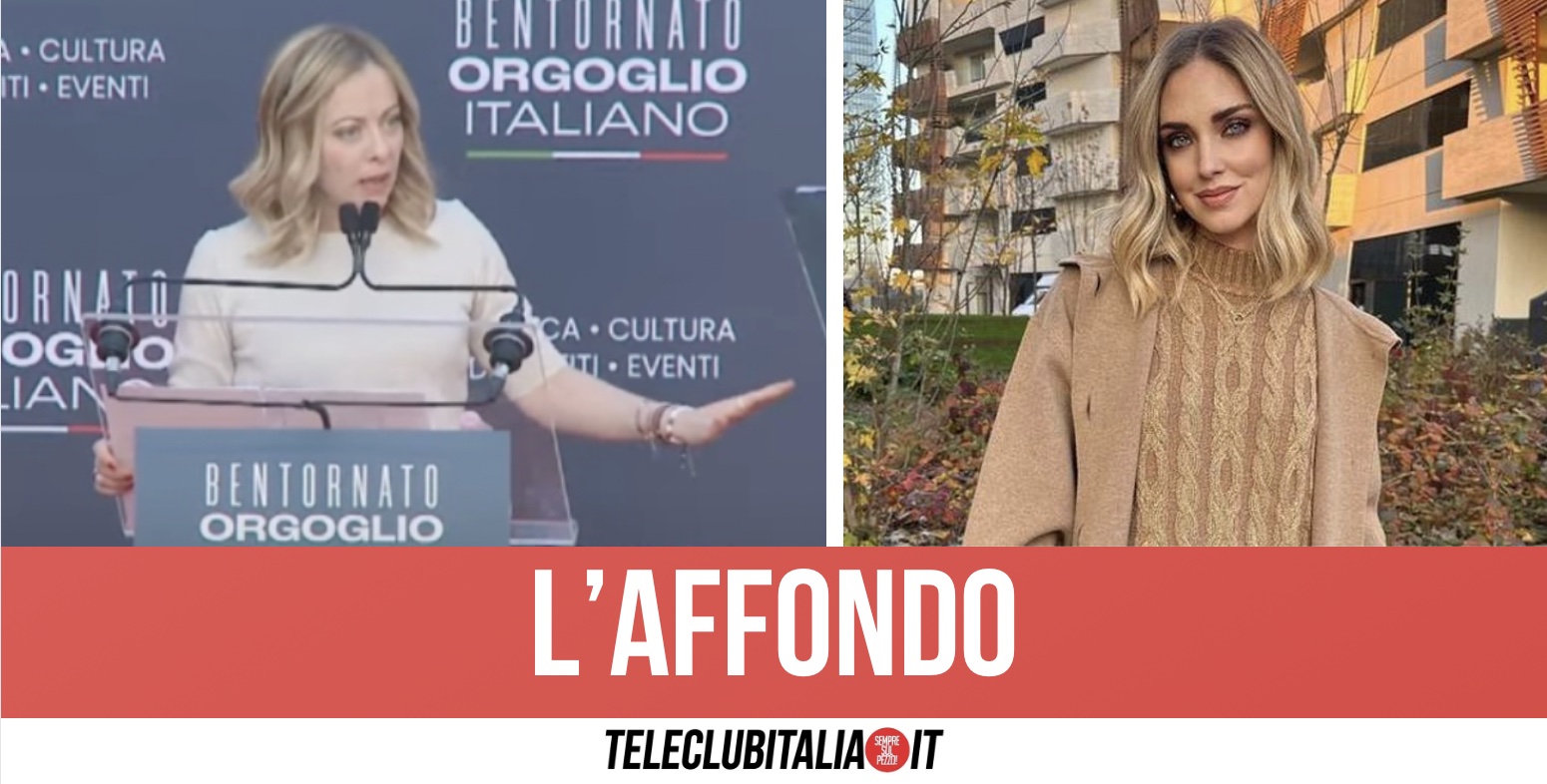 Meloni attacca Ferragni: 