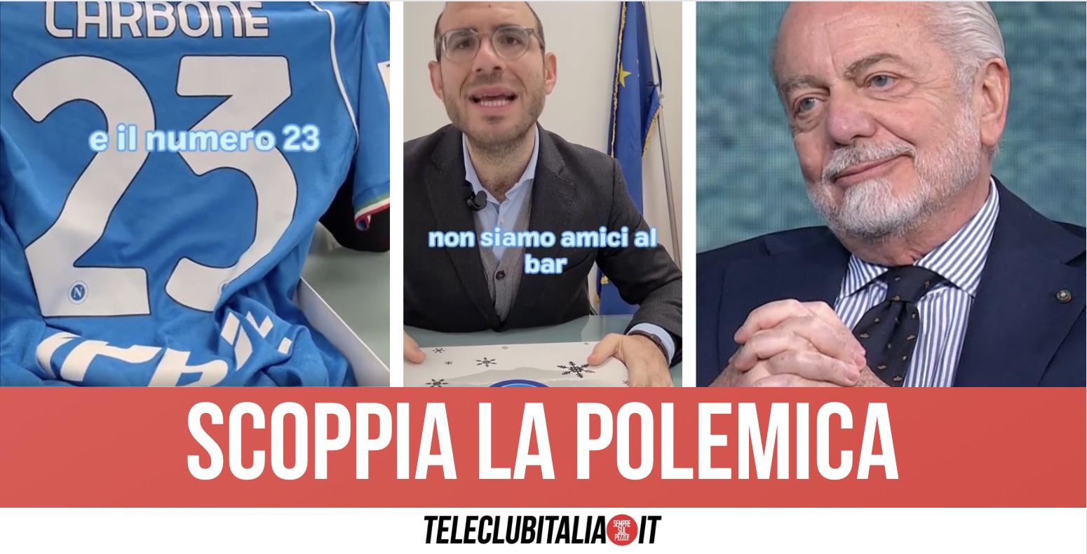 Napoli, è polemica per la maglia regalata da Adl ai consiglieri comunali: "23 è 'o scem"