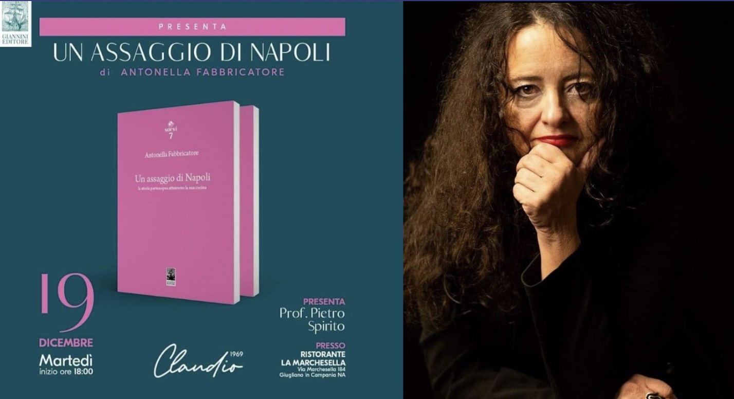 "Un assaggio di Napoli": al ristorante La Marchesella presentazione del libro di Antonella Fabbricatore