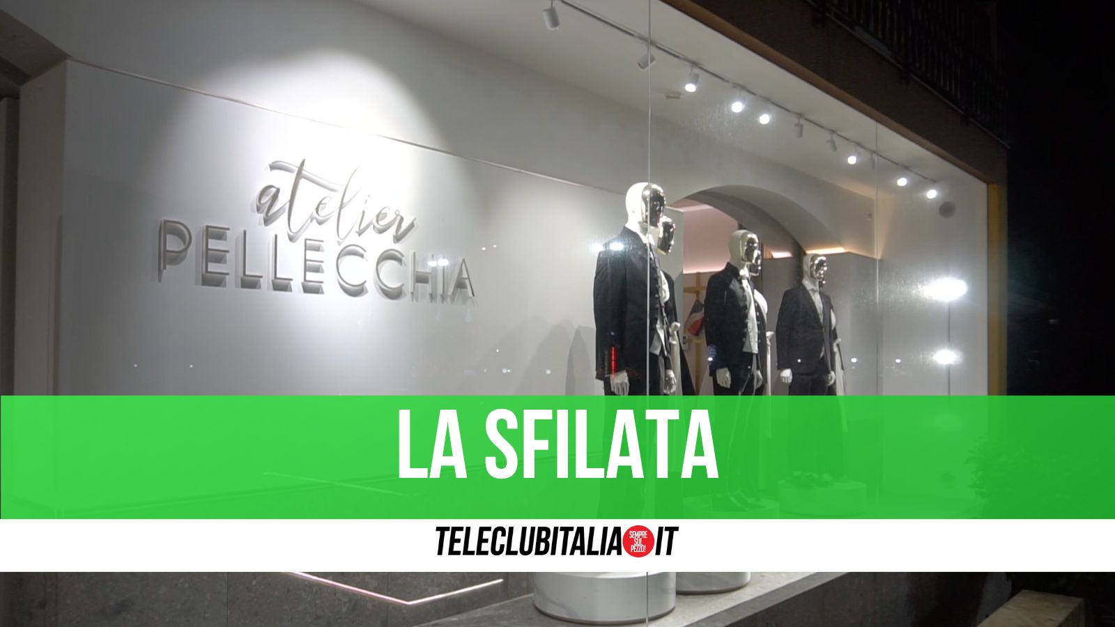 Sfilata sposo all'atelier Pellecchia, evento di chiusura