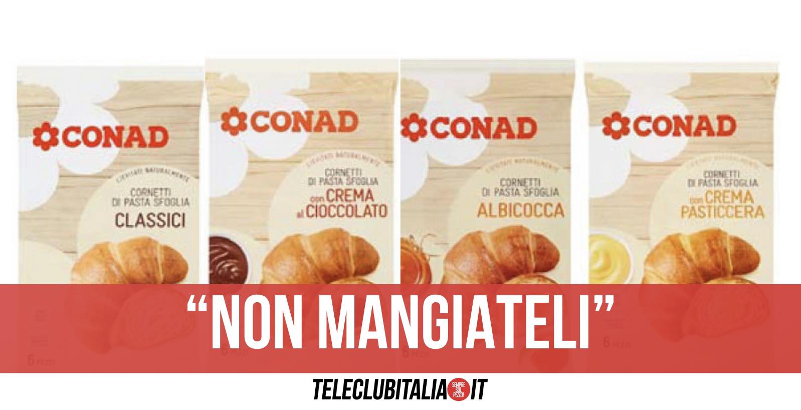 conad cornetti richiamati dal mercato