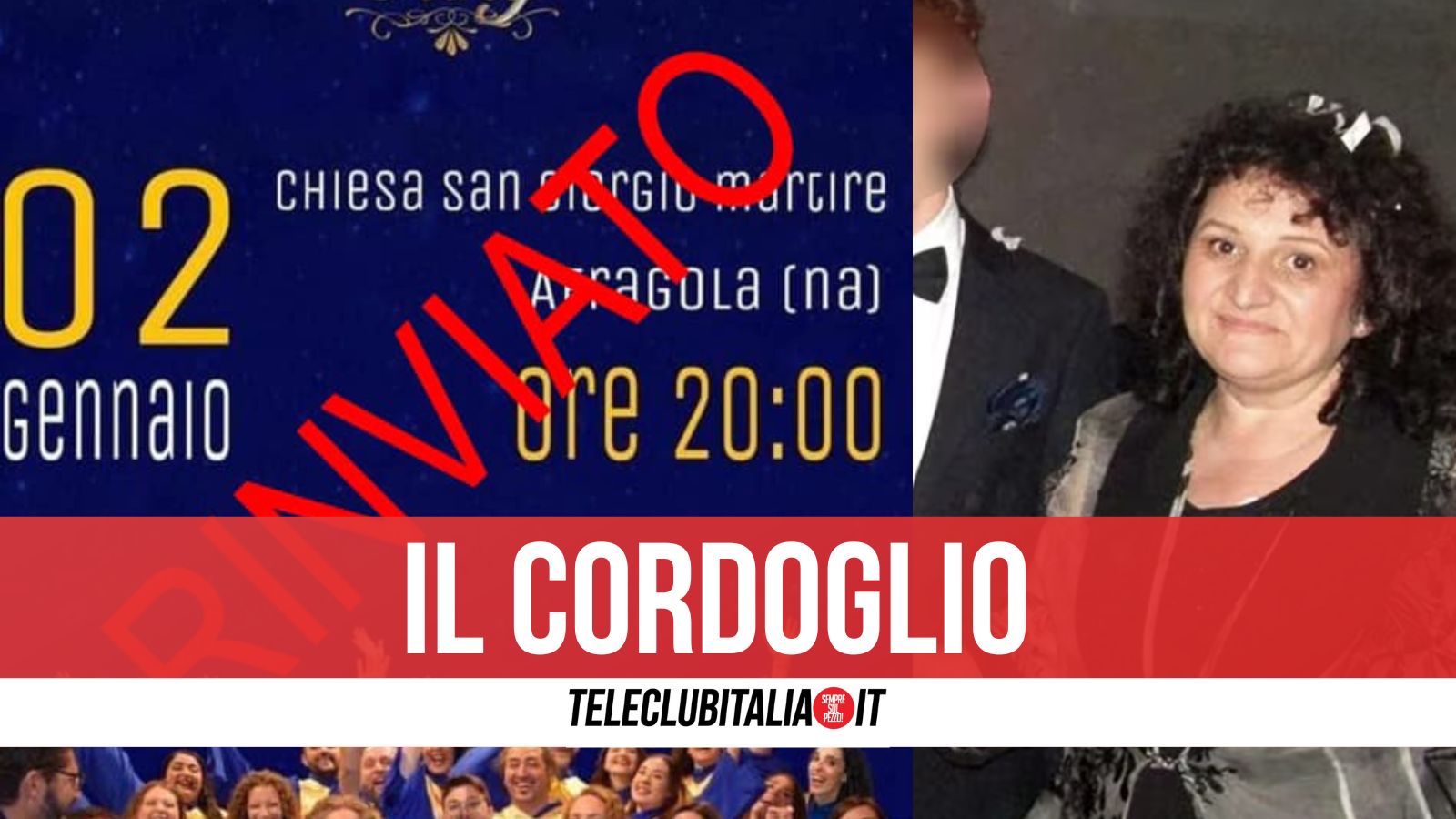 Afragola, eventi natalizi sospesi per la morte di Concetta Russo. Il sindaco: 