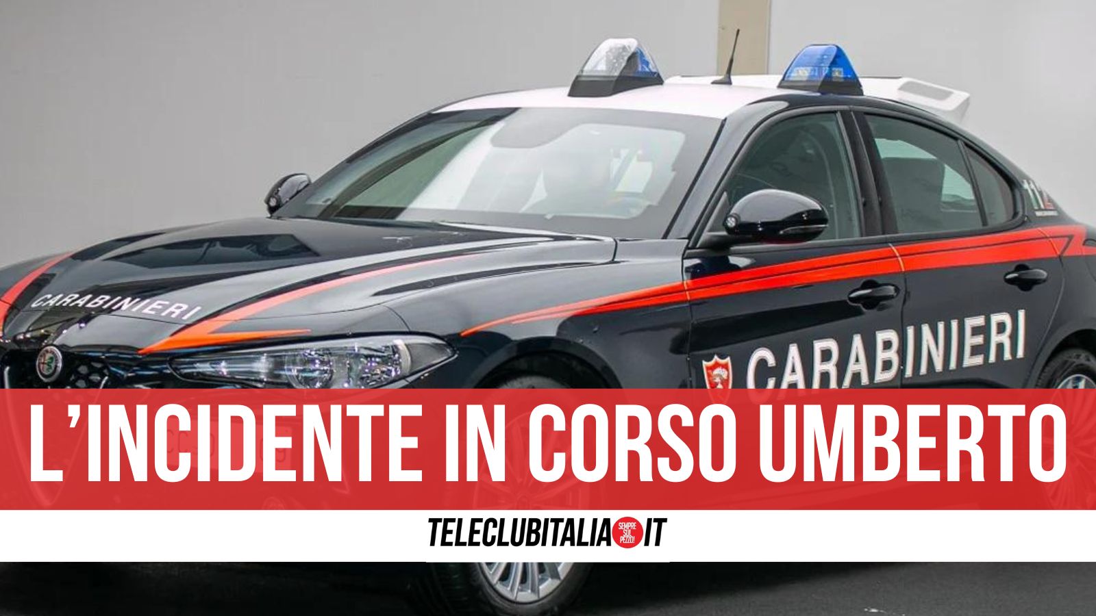 Coppia travolta da un'auto dei carabinieri a Napoli: lui muore, lei grave