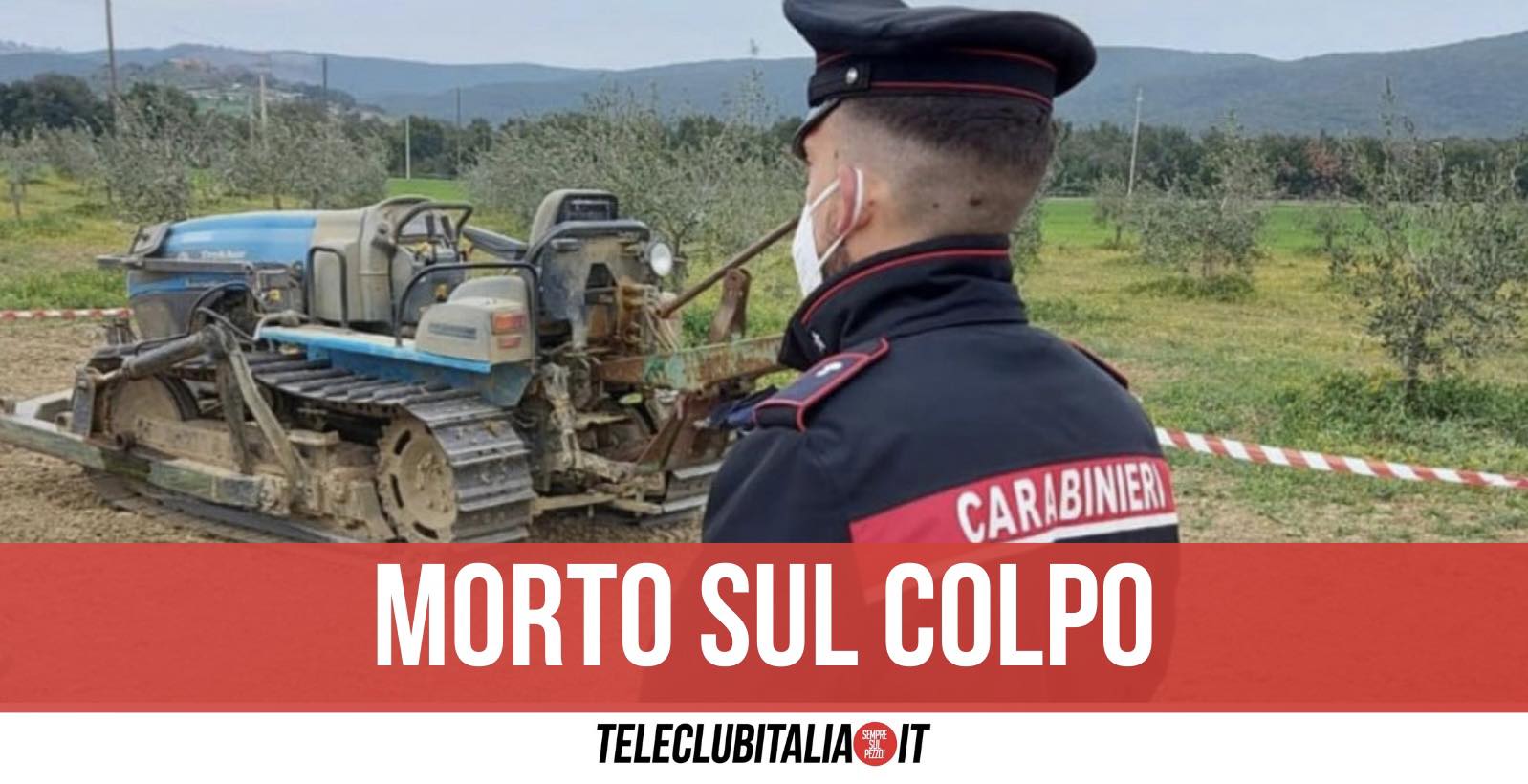 morto caiazzo trattore operaio 45enne