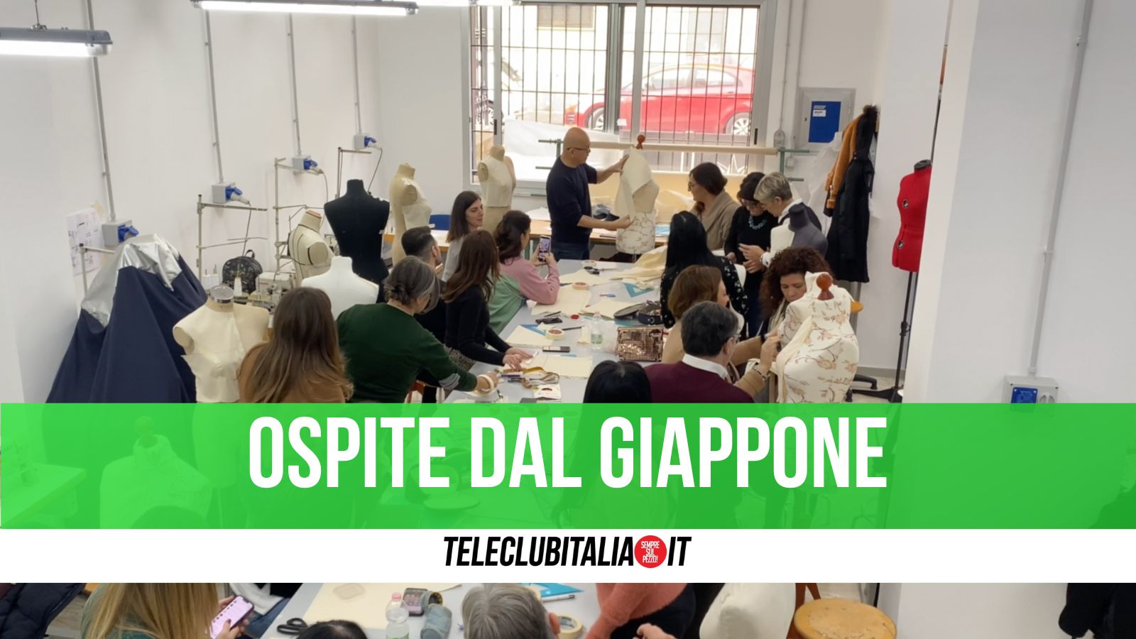 Work Shop all'Istituto Marconi di Giugliano con un designer Giapponese