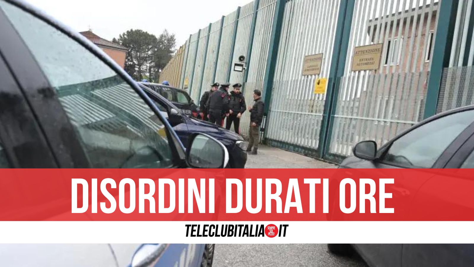 Proteste al carcere di Santa Maria Capua Vetere: detenuti in rivolta per quasi tre ore