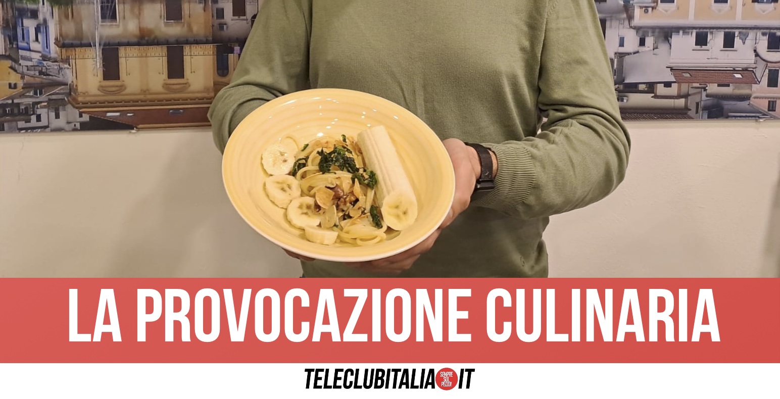 Dopo la pizza con l'ananas arrivano gli spaghetti con la banana