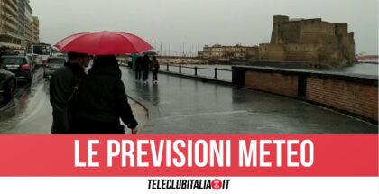 Ancora piogge in Campania: prorogata allerta meteo, weekend all’insegna del maltempo