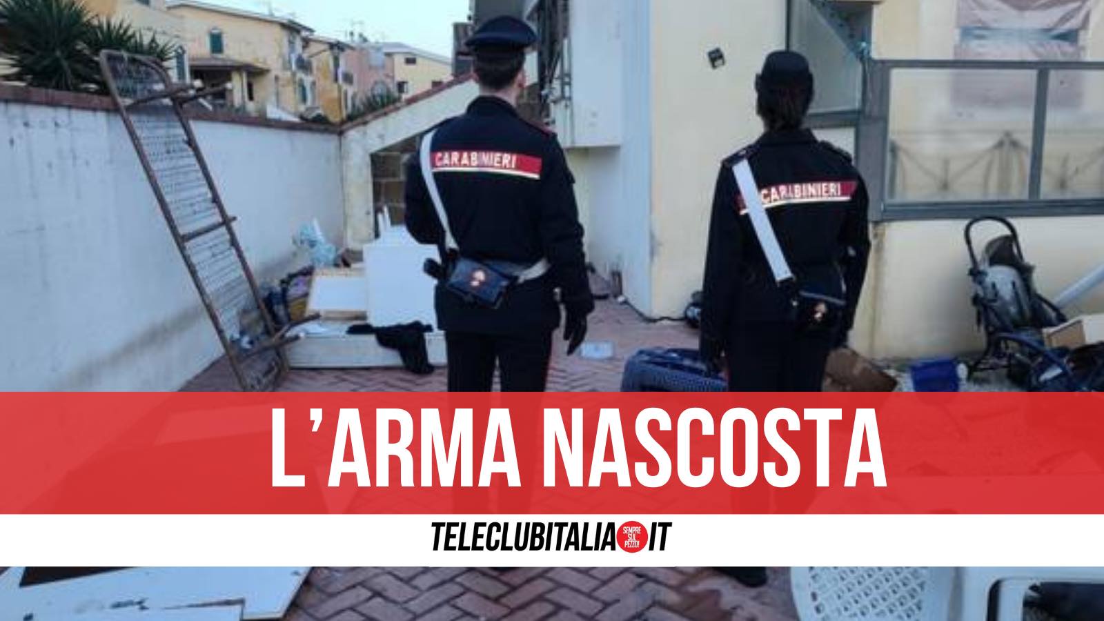 Caivano Arma Nascosta Giardino Arrestato