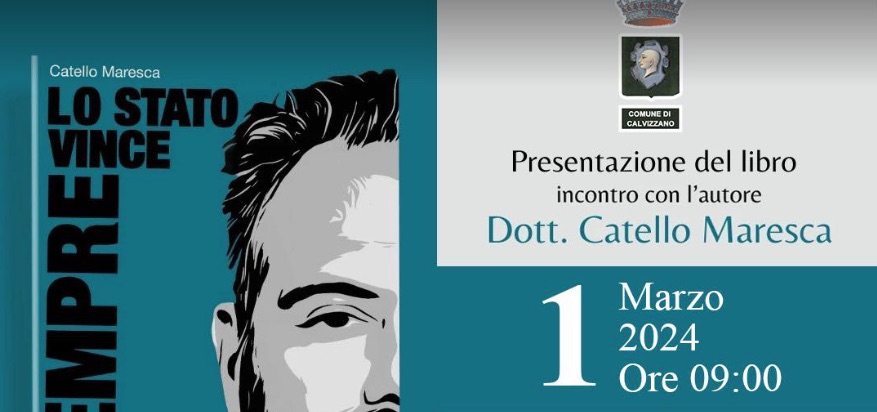 Catello Maresca Libro Presentazione Calvizzano