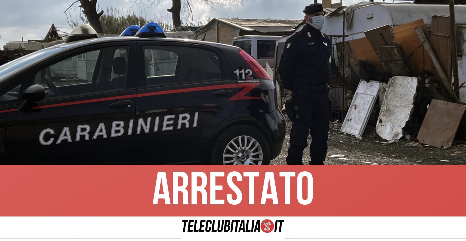 Giugliano Arrestato 30enne Campo Rom Via Carrafiello