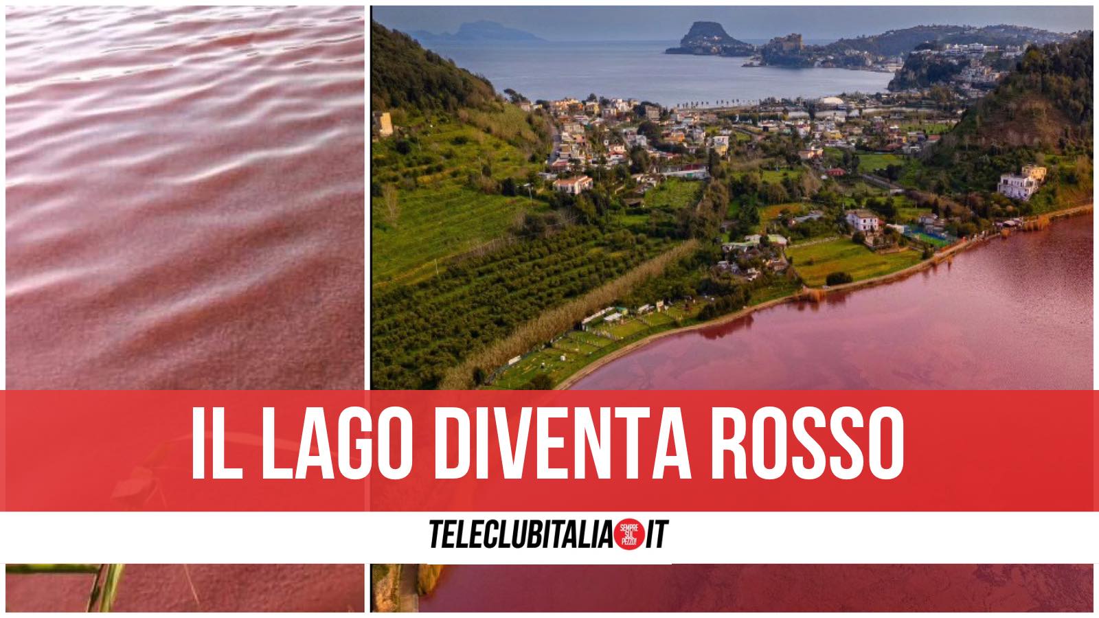 Lago D'averno Rosso Motivo Pozzuoli