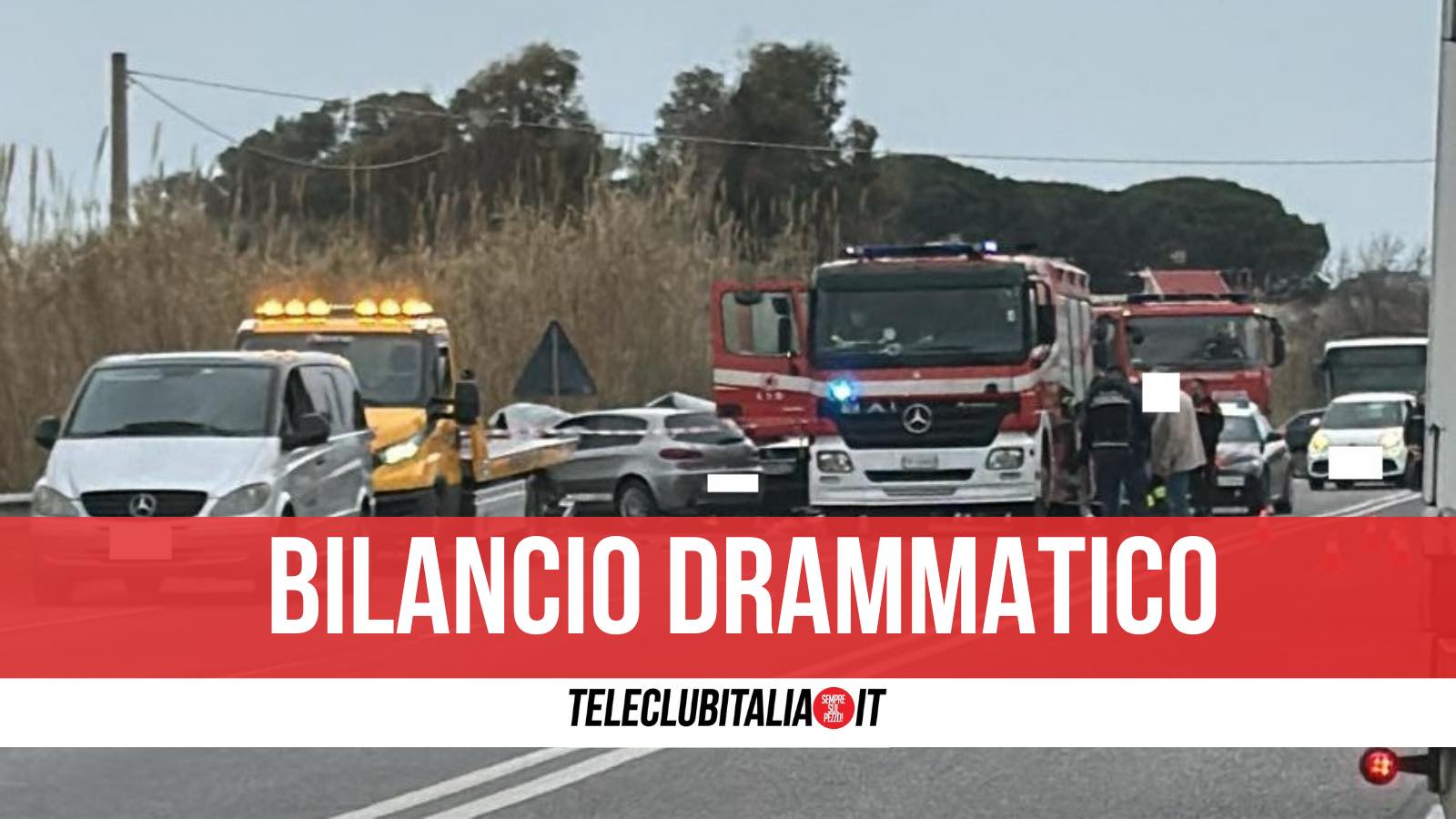 Morti Incidente Marcianise Castel Volturno