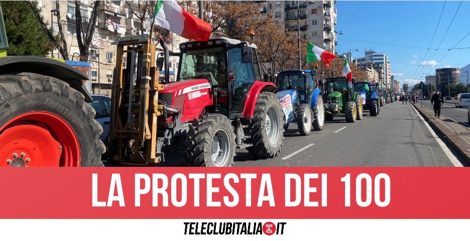 Napoli Protesta Trattori
