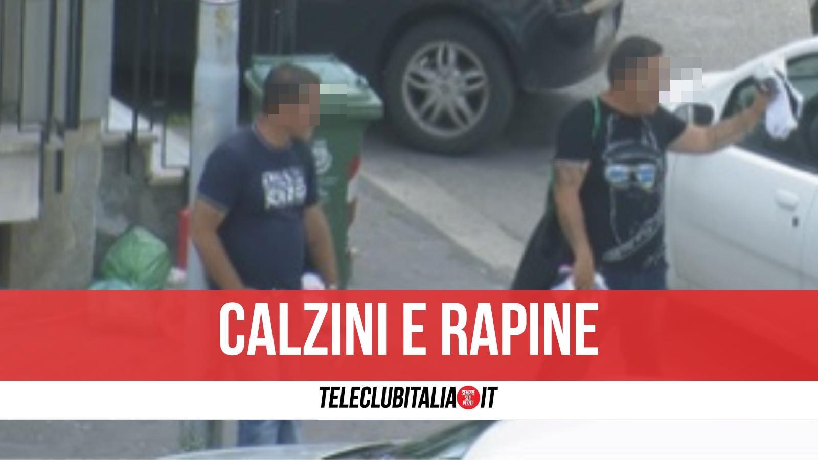 Calzini Venditore Rapina Agnano Napoli