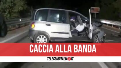 Fiat Multipla Incidente Banda In Fuga Qualiano Inseguimento