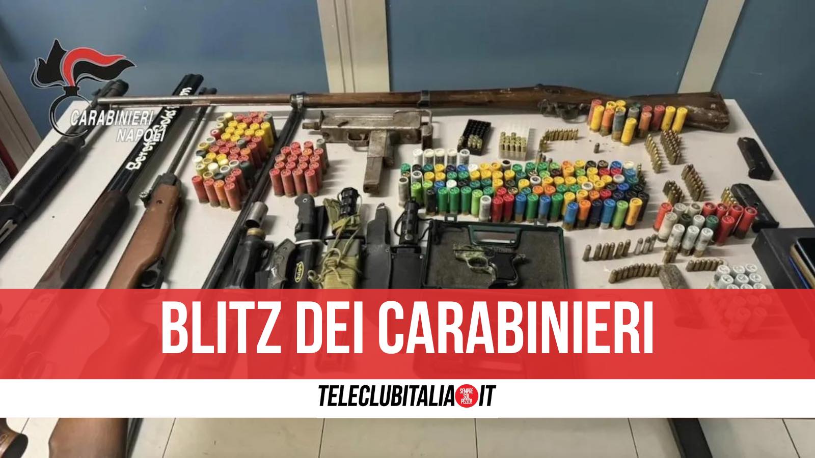 Marano Arsenale In Giardino Arrestato 33enne