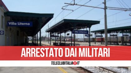 Villa Literno, blitz dei Carabinieri in stazione: arrestato 35enne in fuga