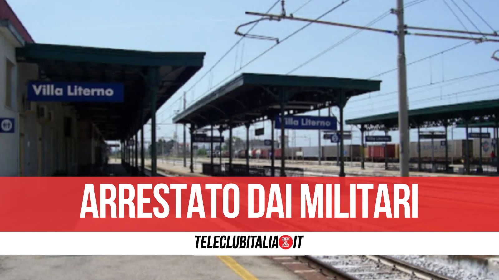 Villa Literno, blitz dei Carabinieri in stazione: arrestato 35enne in fuga
