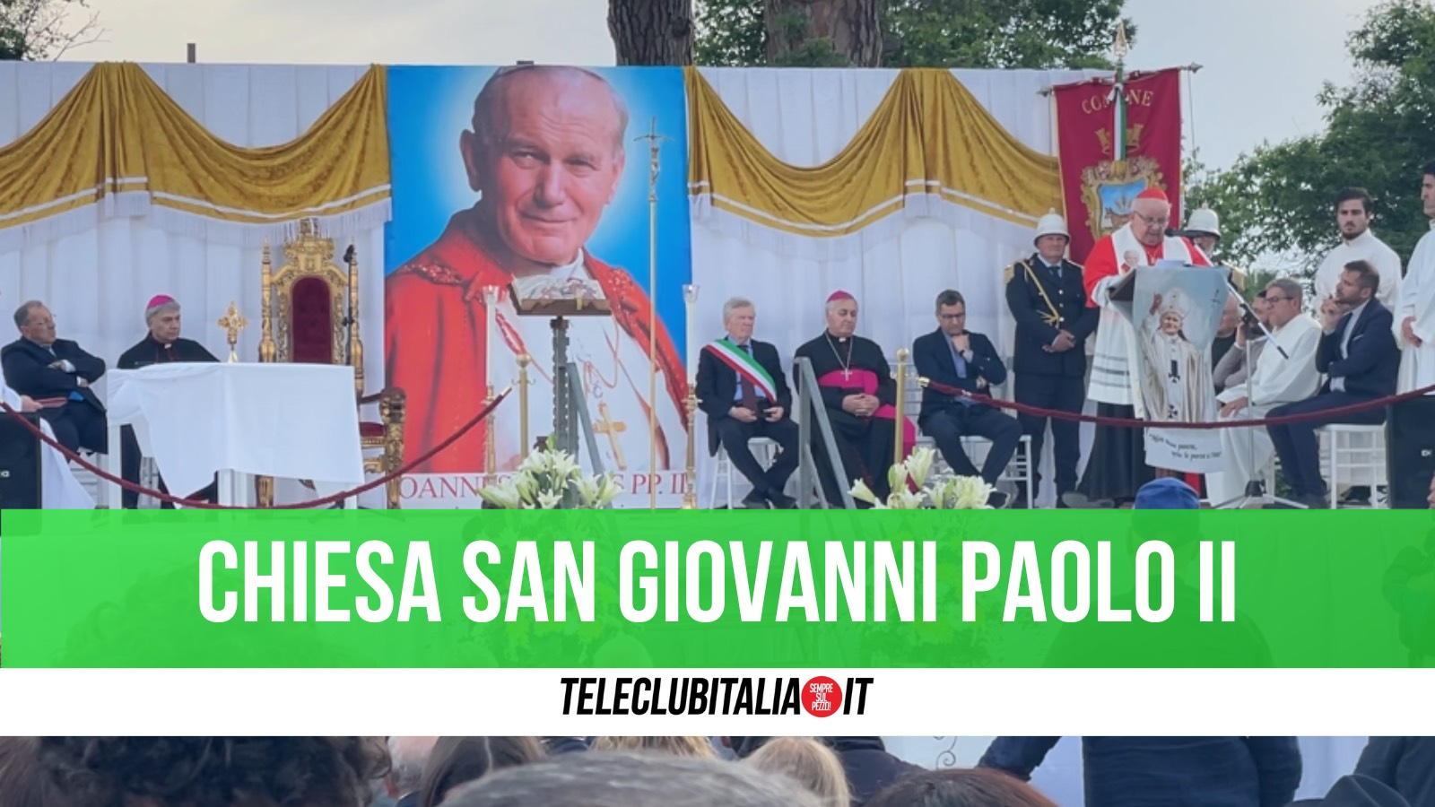 Villaricca, posa della prima pietra per il complesso parrocchiale San Giovanni Paolo II