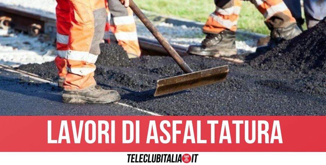 Giugliano Lavori Rifacimento Manto Stradale