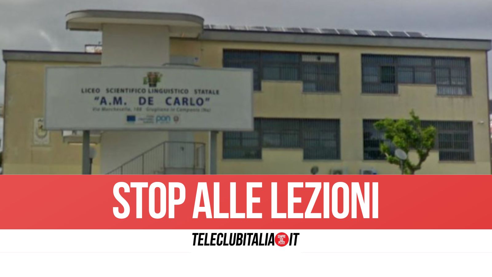 Giugliano, bagni non agibili: da domani chiude il Liceo 