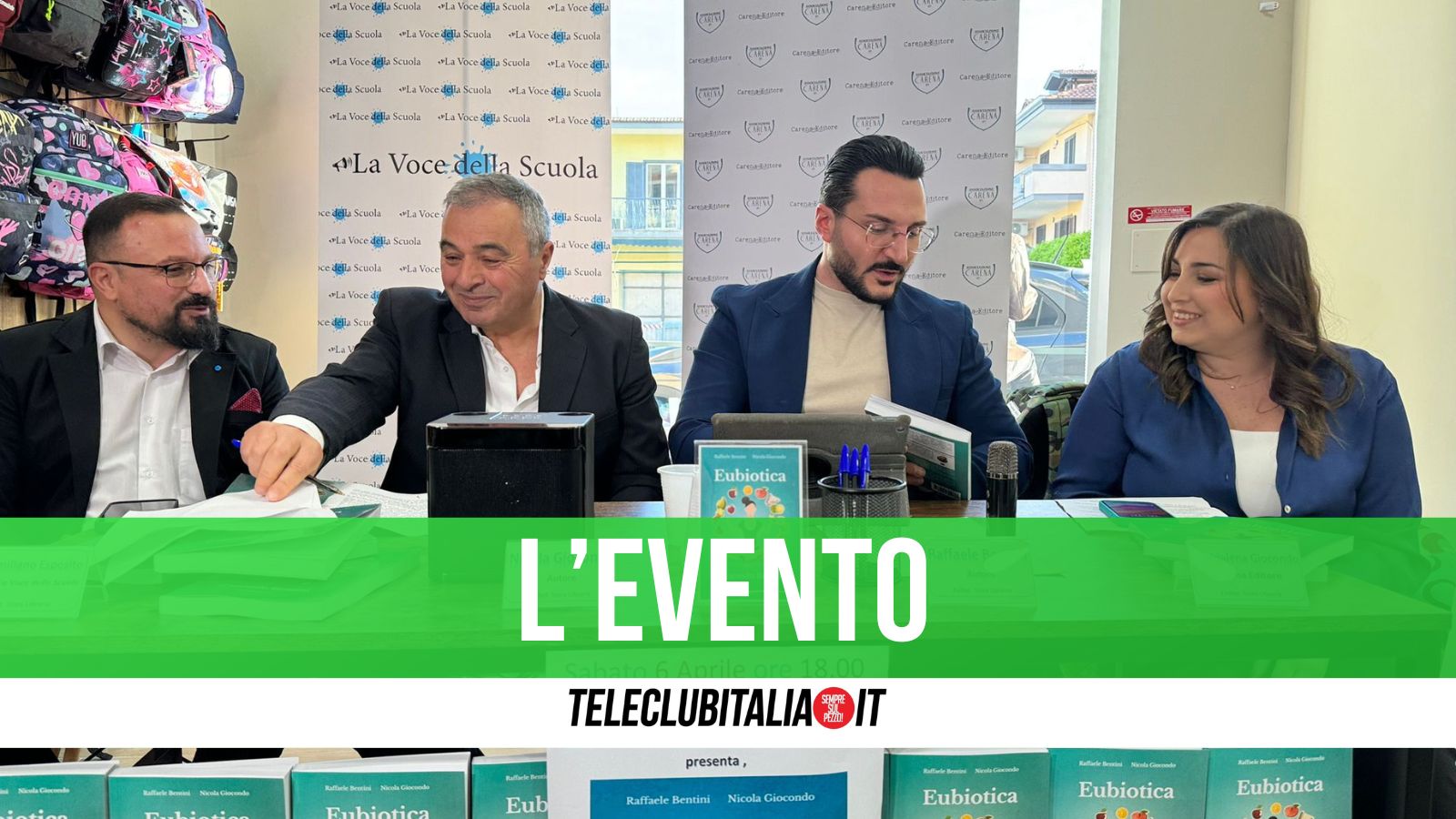 Giugliano, da Zainet Store presentato il libro 