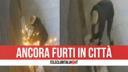 Giugliano, raid notturno in Corso Campano: in tre sfondano saracinesca