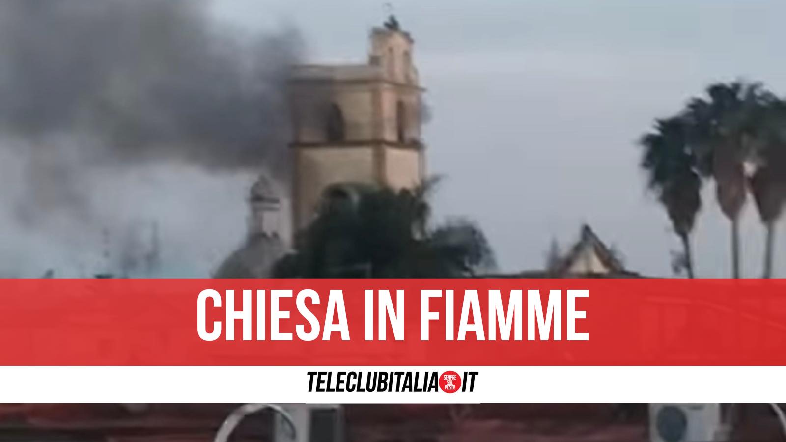 Sant'antimo Chiesa In Fiamme Santo Spirito