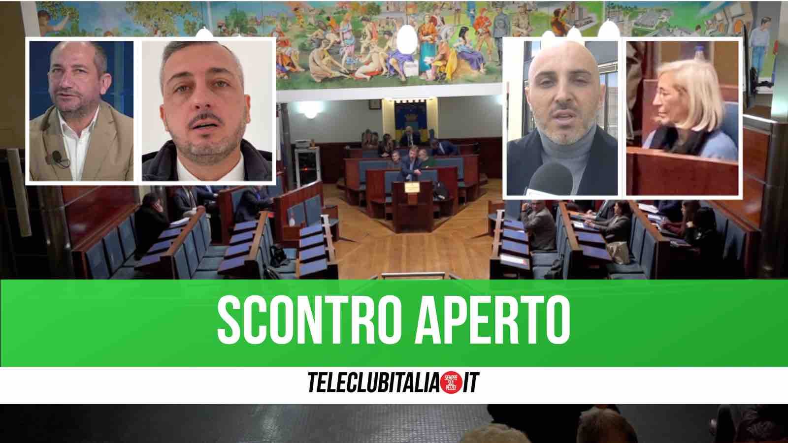 scontro maggioranza giugliano