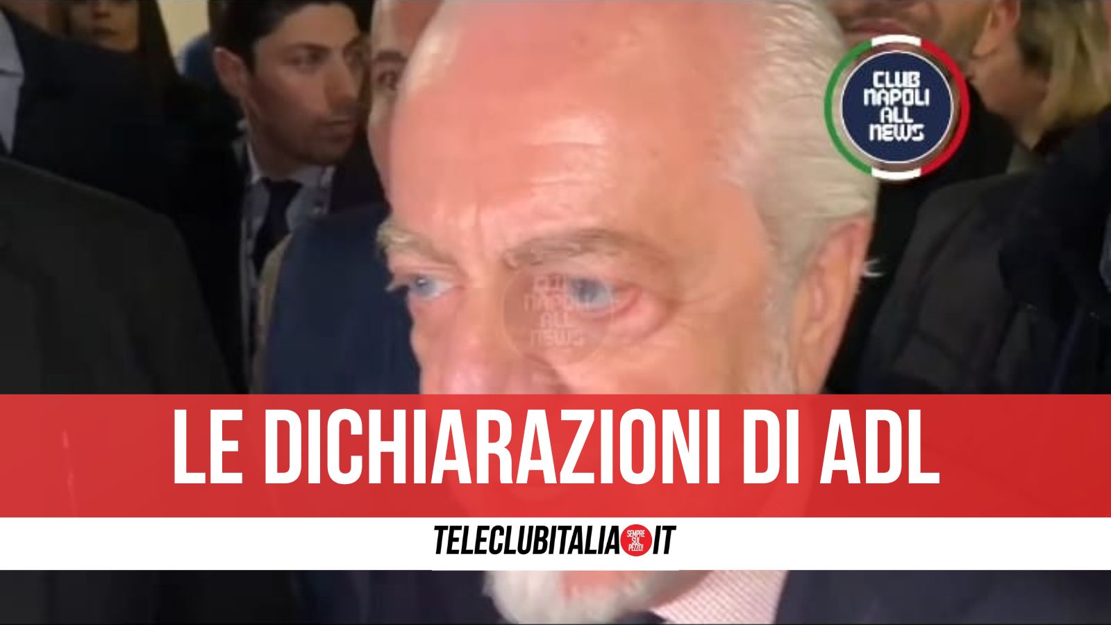 ADL all’anteprima del Film Scudetto: “Chi crede che si possano vincere due scudetti di fila è un illuso”