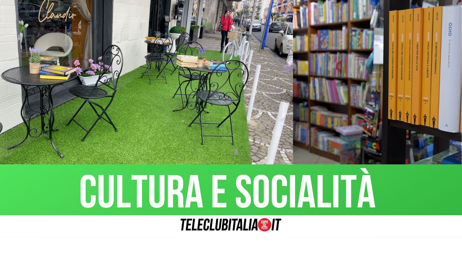 "Maggio dei libri", eventi e iniziative alla "Libreria Claudio" di Giugliano