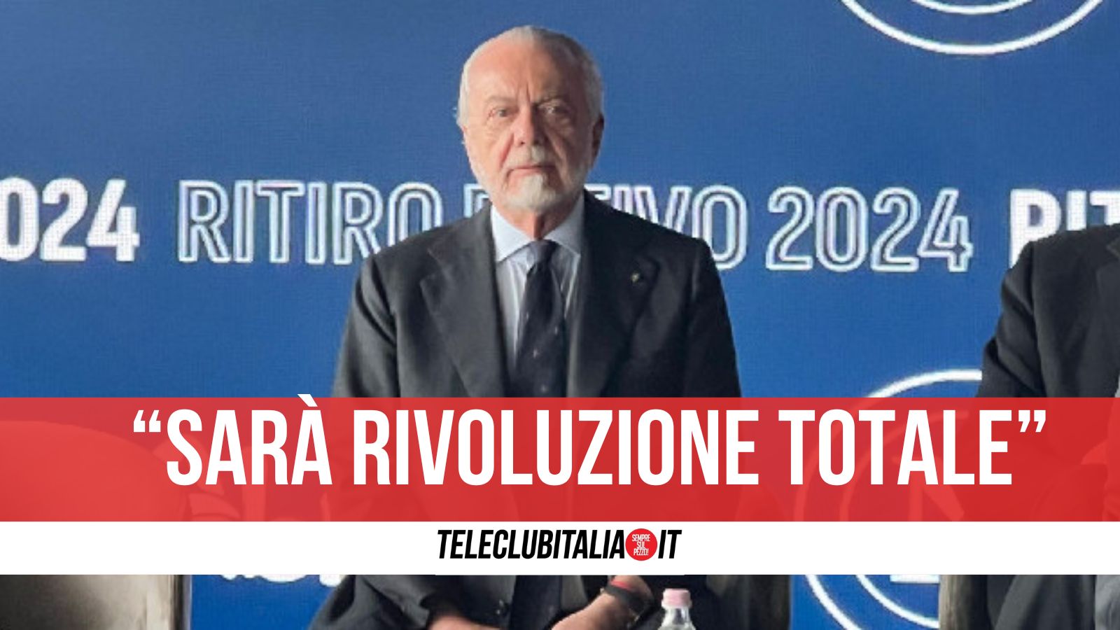 Parla De Laurentiis in conferenza stampa: “Sapevamo di non poter competere per lo scudetto”