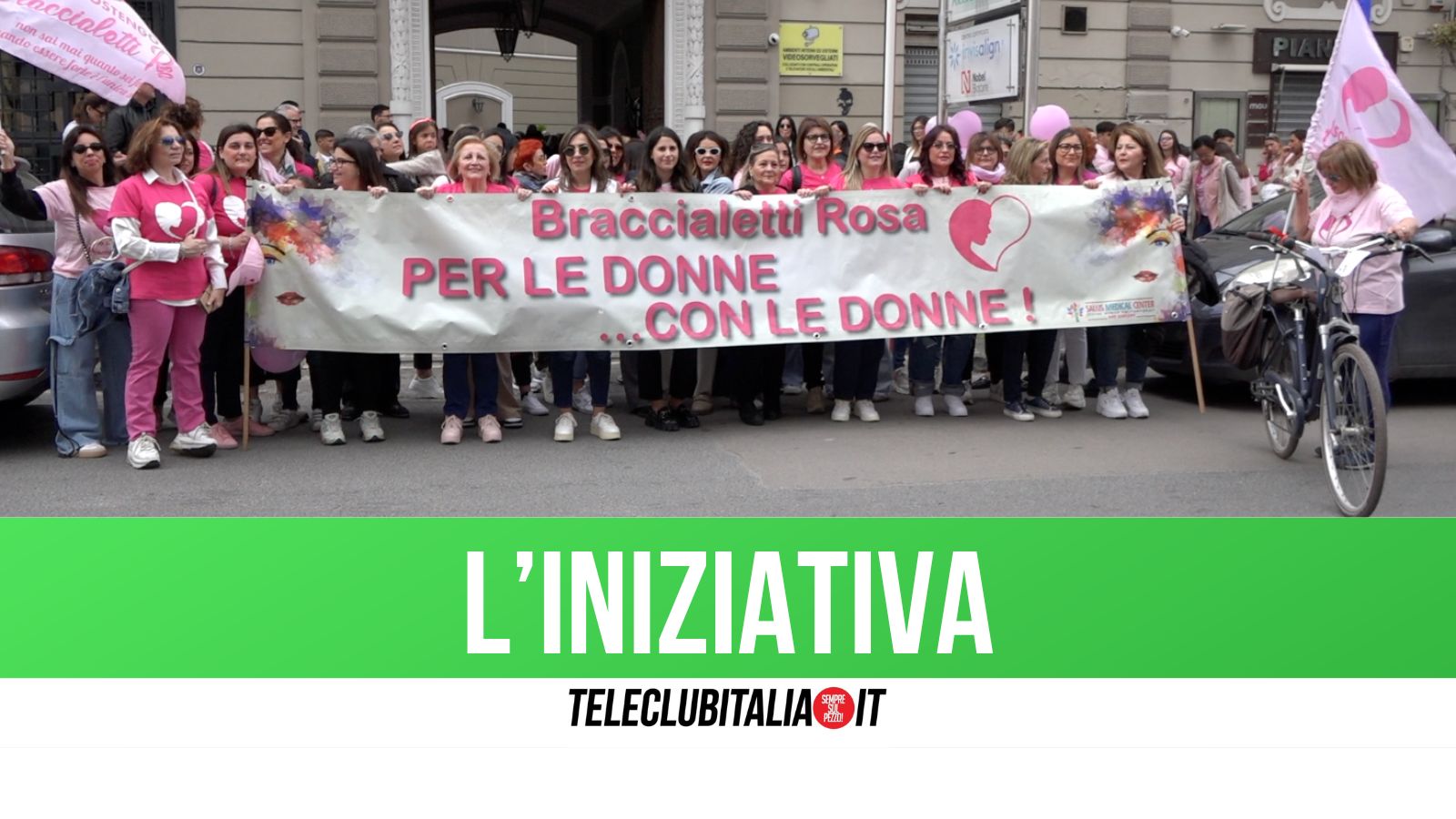 Giugliano, grande successo per “Walk for women” di Braccialetti Rosa