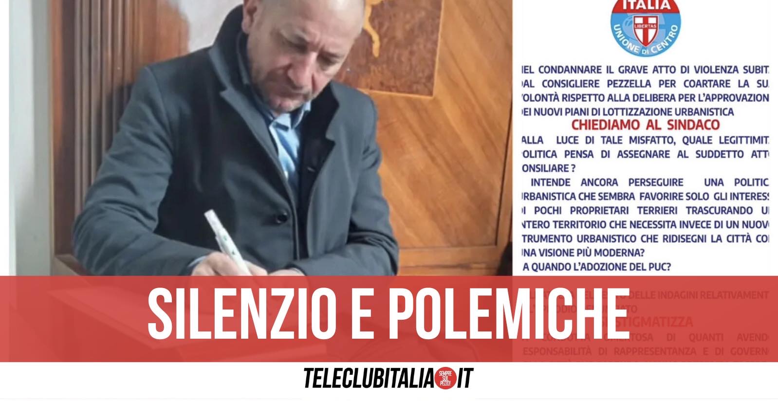 Caso Pezzella a Giugliano, insorgono associazioni e Udc: “Condotta omertosa. Sindaco parli”