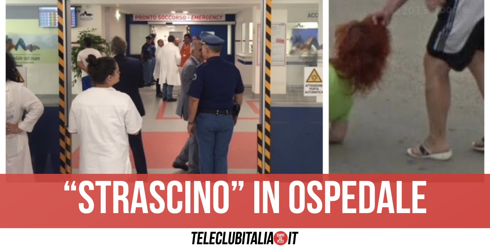 Napoli, non vuole aspettare: afferra l’infermiera per i capelli e la trascina per diversi metri