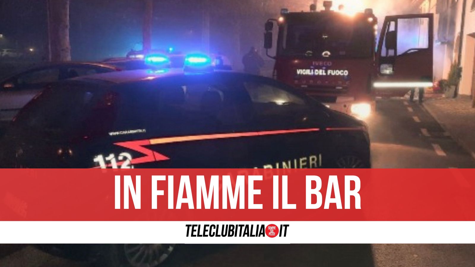 Napoli, giallo nella notte: in fiamme l’ex locale del boss Troncone