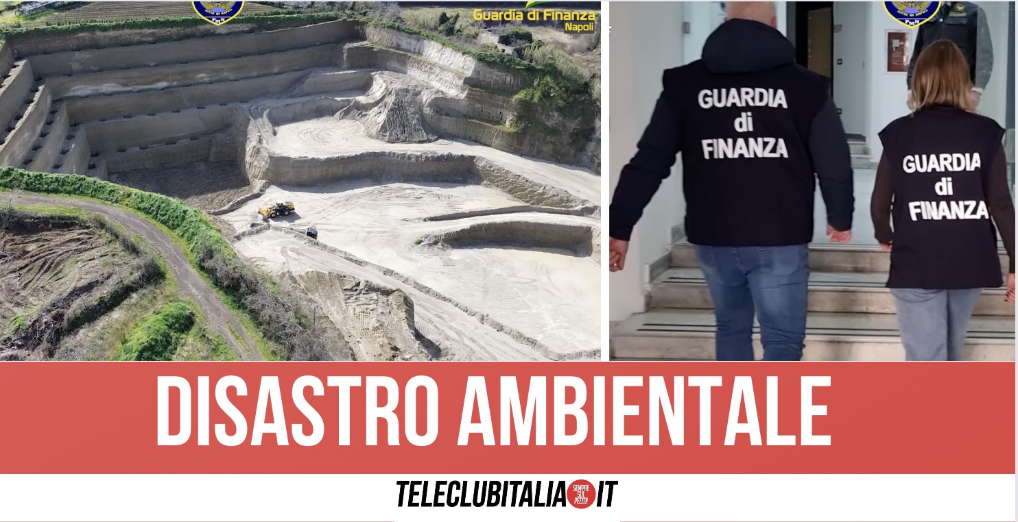 Amianto e rifiuti speciali sepolti nell’ex cava Suarez di Napoli: arrestato imprenditore