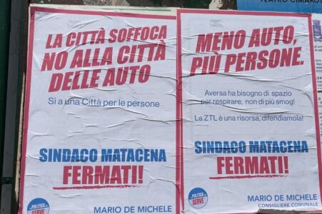 "Meno auto, più persone. Una città a misura di tutti"