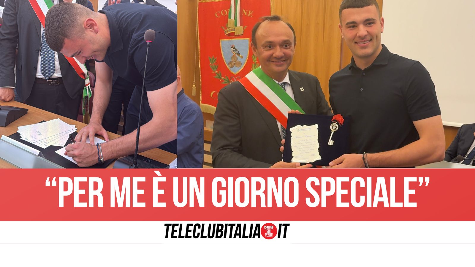 cardito alessandro buongiorno riceve le chiavi della città da Teleclubitalia.it cardito alessandro buongiorno riceve le chiavi della città