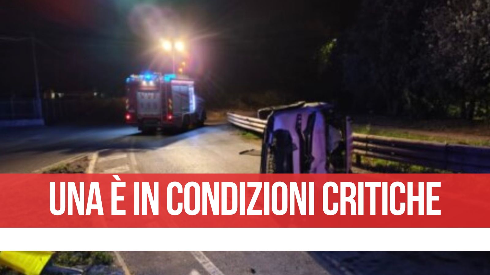 Eboli, auto si ribalta nella notte sulla litoranea: tre donne ferite Eboli, auto si ribalta nella notte sulla litoranea: tre donne ferite