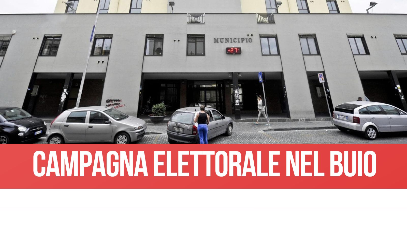 Giugliano inizia l’ultima settimana della campagna elettorale più buia di sempre Giugliano inizia l’ultima settimana della campagna elettorale più buia di sempre
